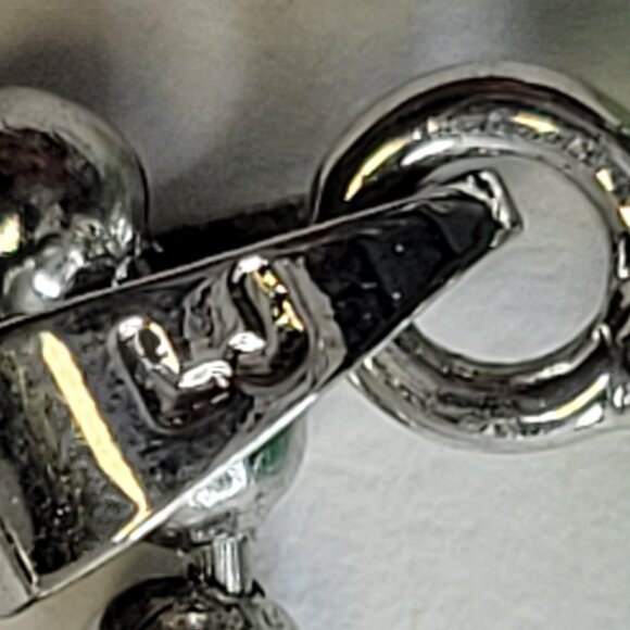 Green Jade Disc Pendant Necklace on Stainless Steel Ball Chain - Picture 10 of 12